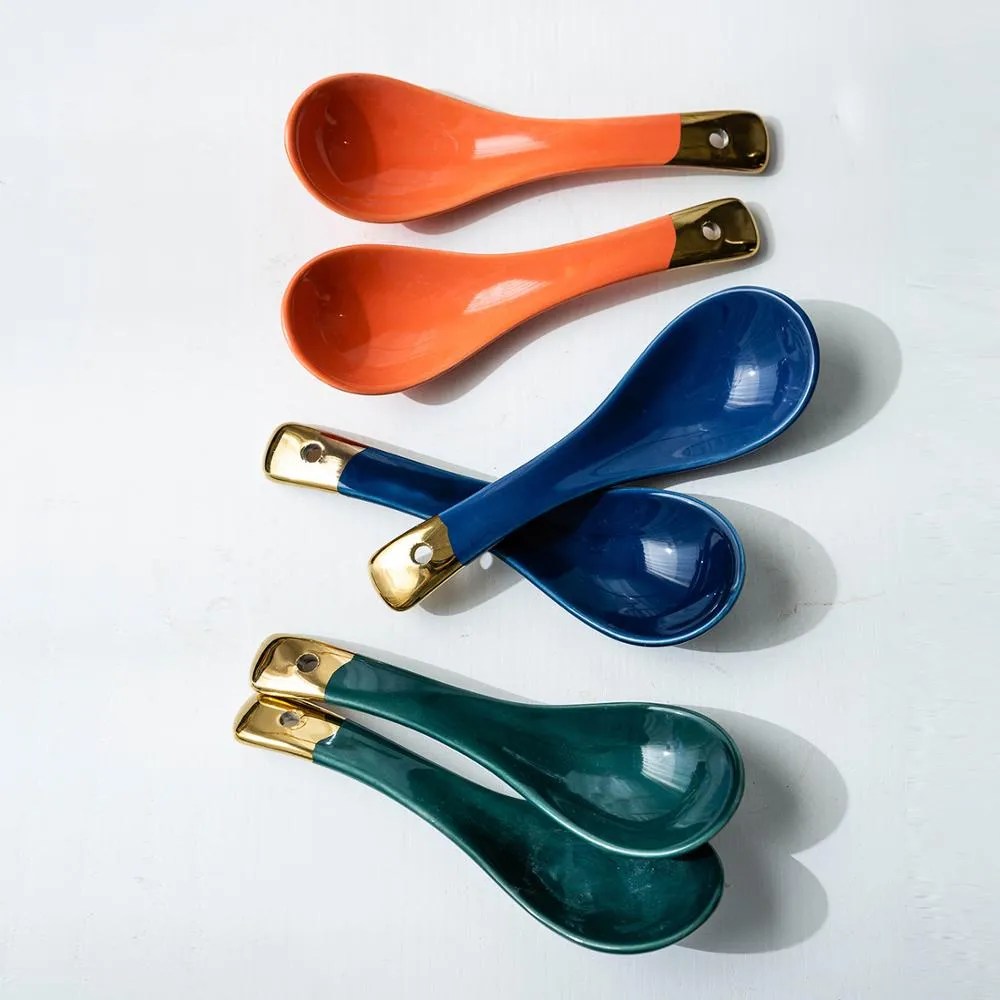 Ceramic Soup Spoon Set   Dish