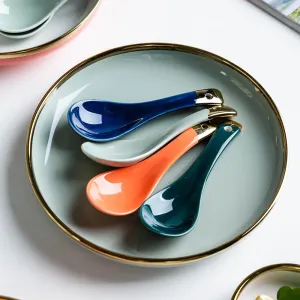 Ceramic Soup Spoon Set   Dish