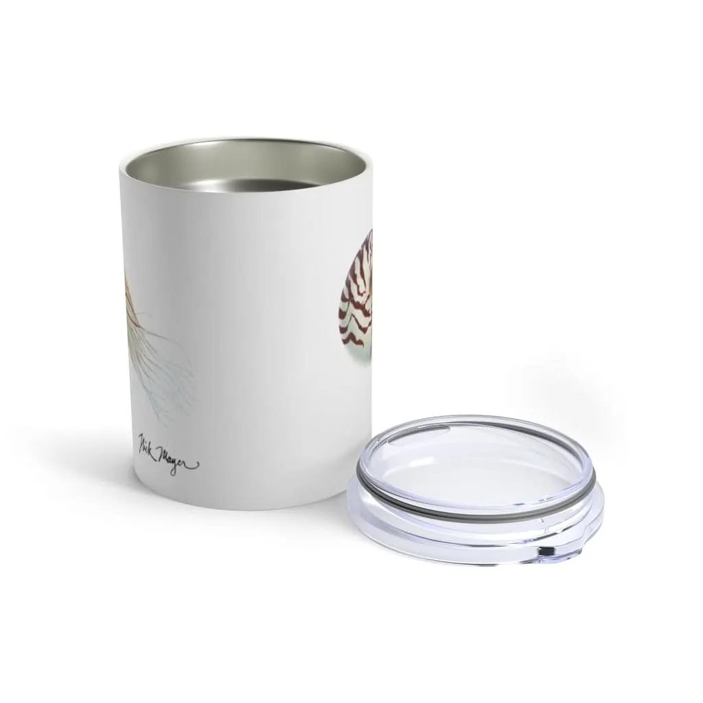 Chambered Nautilus, 10 oz Steel Tumbler