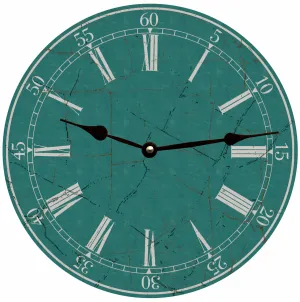 Classic Teal Clock