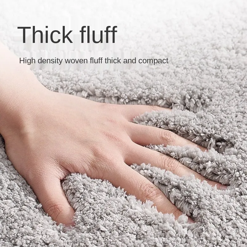 Comfortable and Soft Bath Mats with Super Thick Fluff Fiber for Bathroom