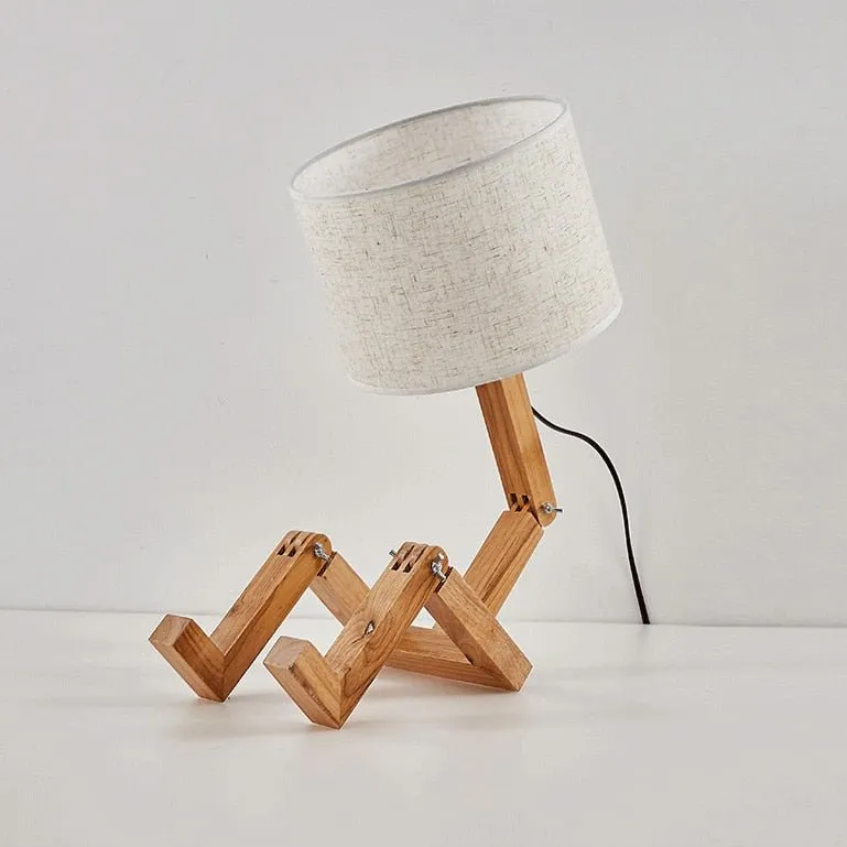 Creative LED Reading Lamp in Robot Shape