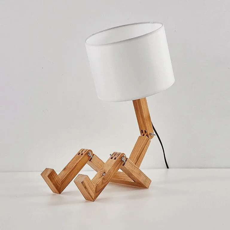 Creative LED Reading Lamp in Robot Shape