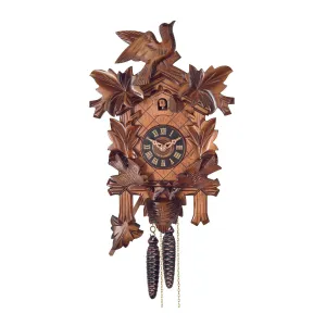 Cuckoo Clock - 1-Day with Moving Birds - Engstler
