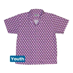 Dragon Scales Pink Dnd Youth Hawaiian Shirt