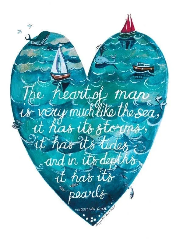 Driftwood Designs - The Heart Of Man Poster Print
