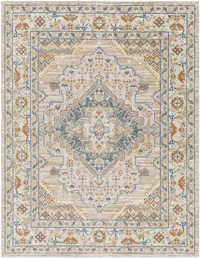 Ellinwood 2x3 Traditional Orange Area Rug Carpet for Living Room Bedroom or Kitchen (2' x 2'11")