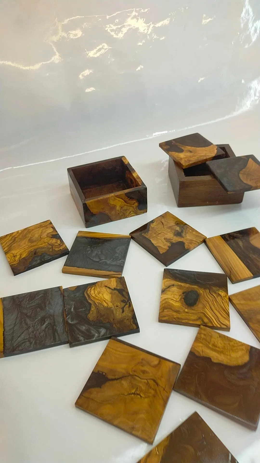 Epoxy & Wood Coasters