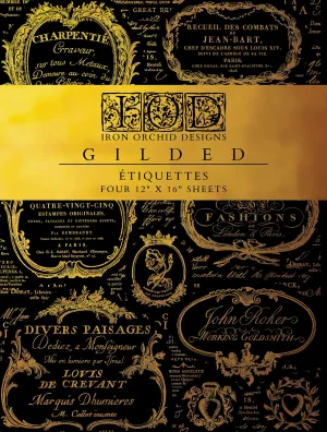 Etiquettes IOD Foil Transfer 12X16 Pad