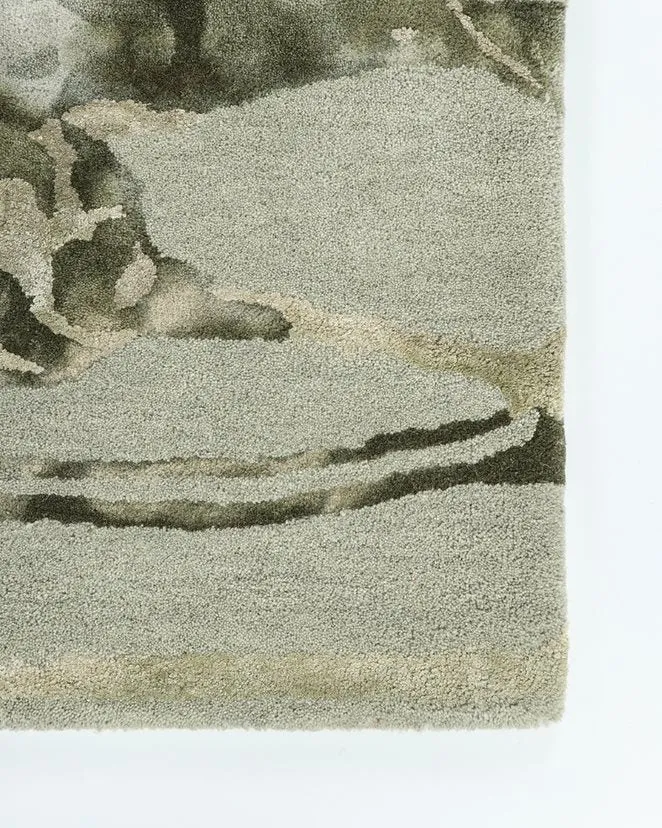 Fayette floor rug sage multi