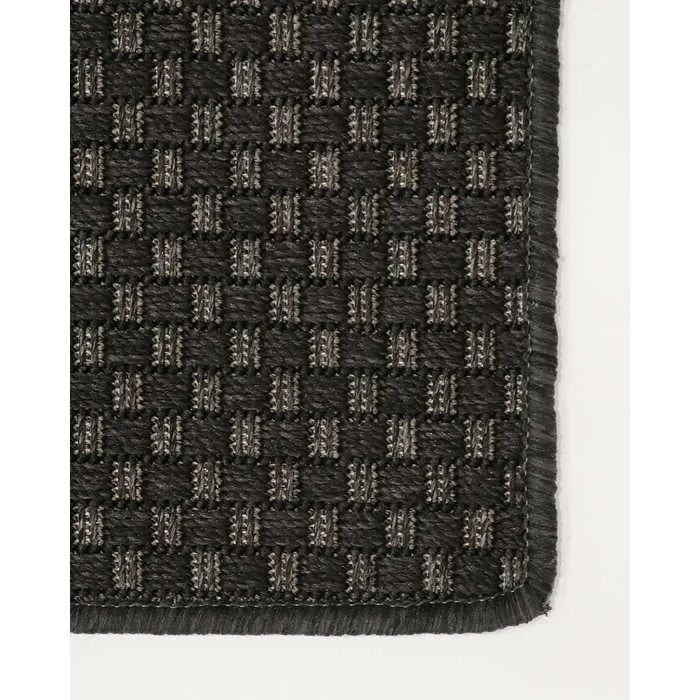 Flax Outdoor Rug - Charcoal