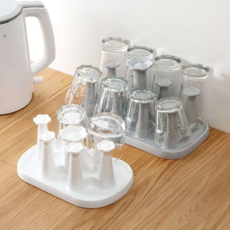 Flower Shaped Mug Holder Rack
