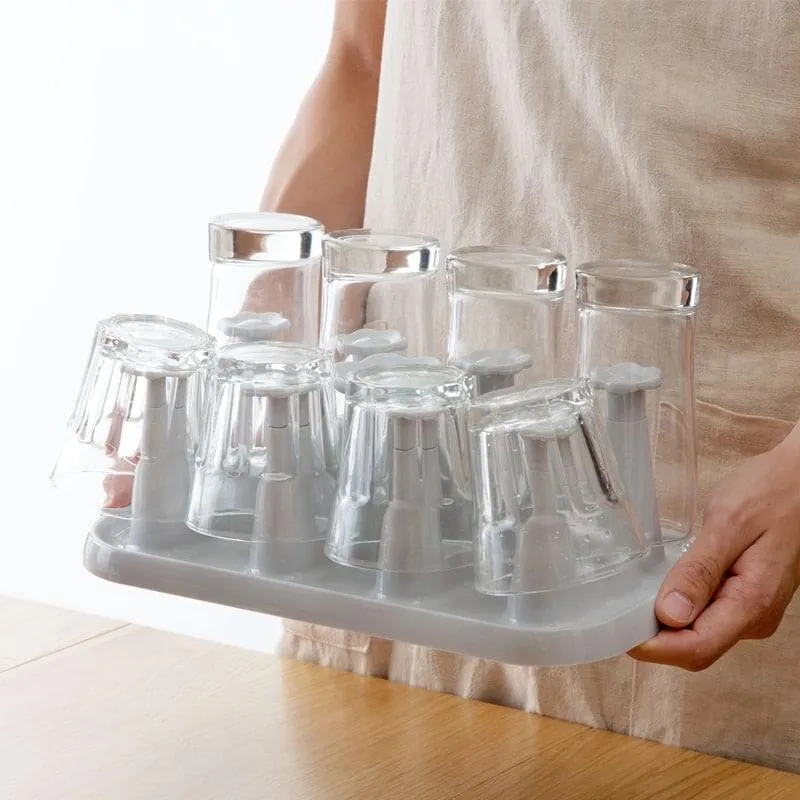 Flower Shaped Mug Holder Rack