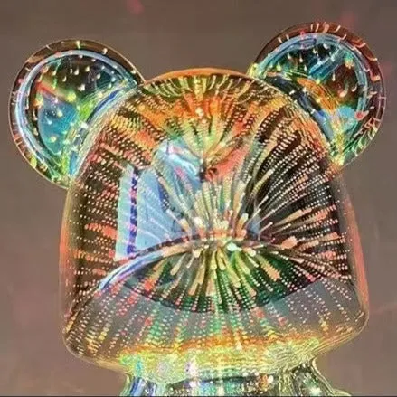 Galaxy Firework Chubby Bear Night Light | NEW