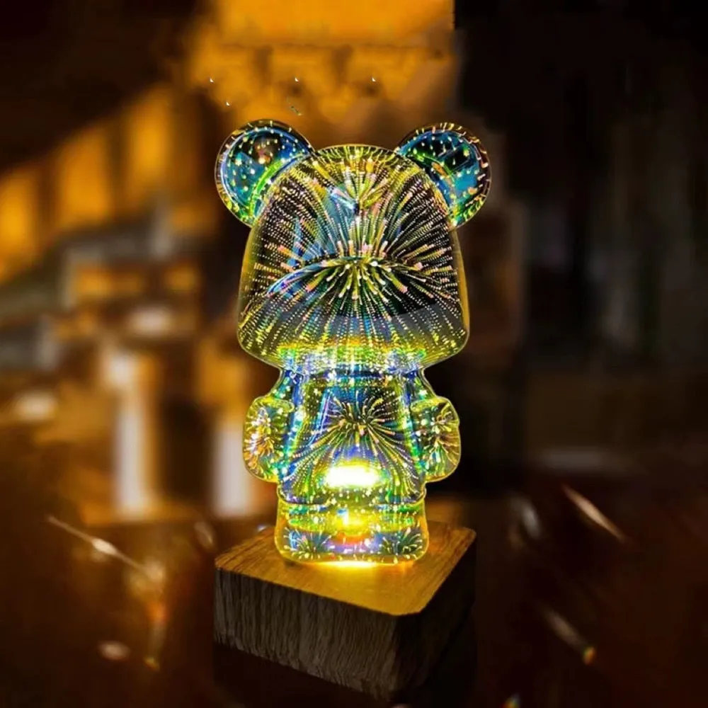 Galaxy Firework Chubby Bear Night Light | NEW