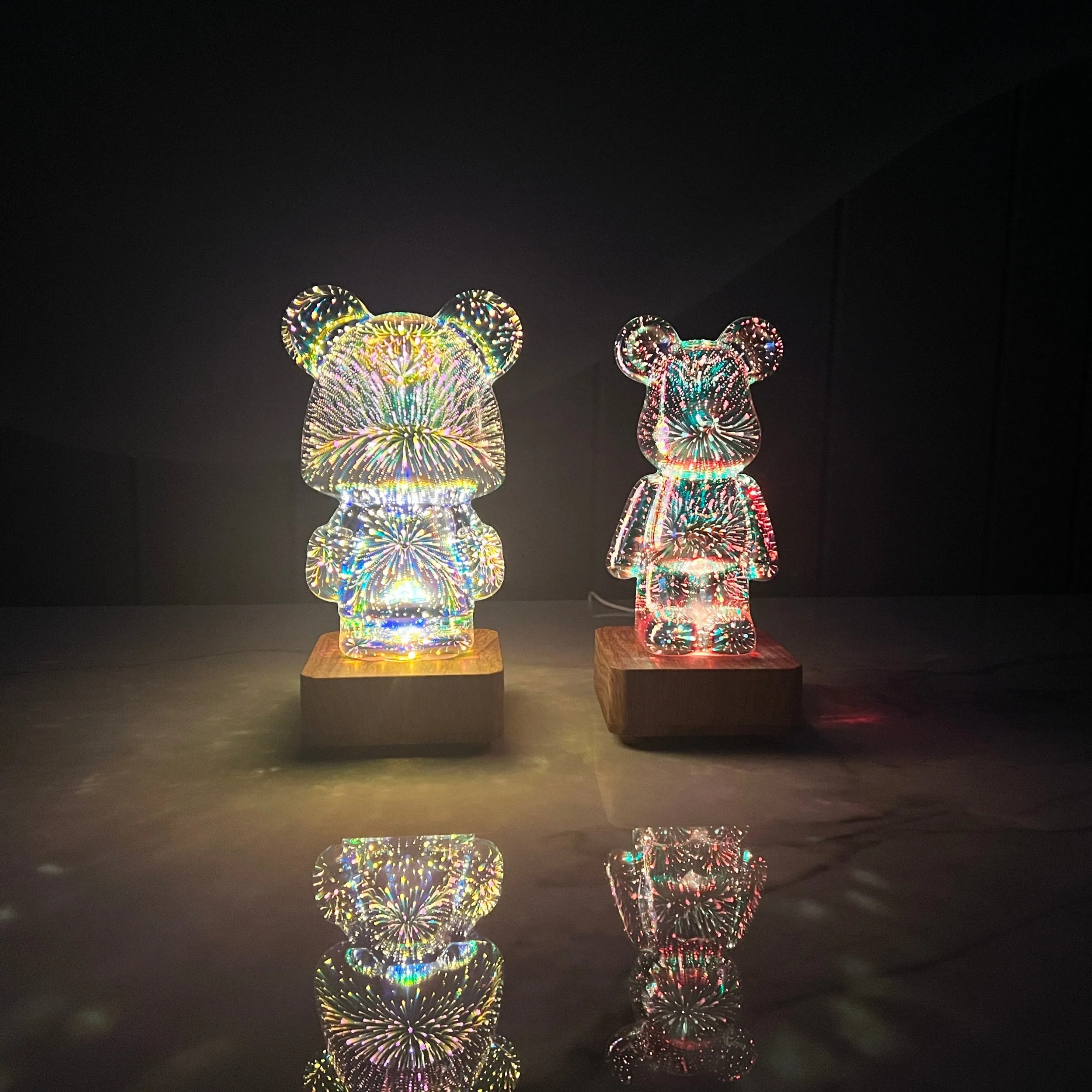 Galaxy Firework Chubby Bear Night Light | NEW