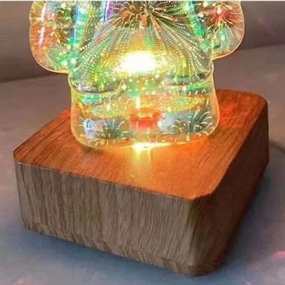 Galaxy Firework Chubby Bear Night Light | NEW