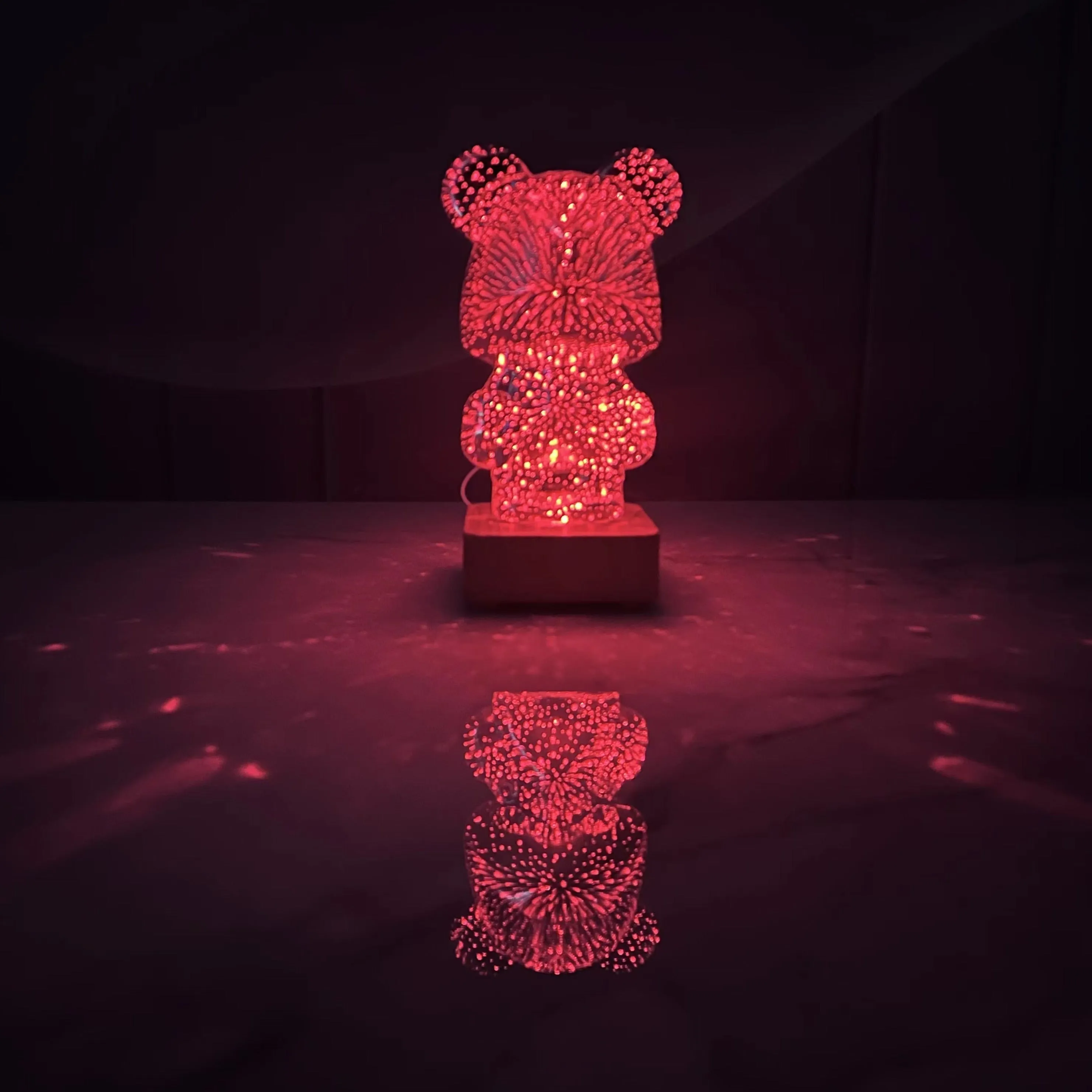 Galaxy Firework Chubby Bear Night Light | NEW