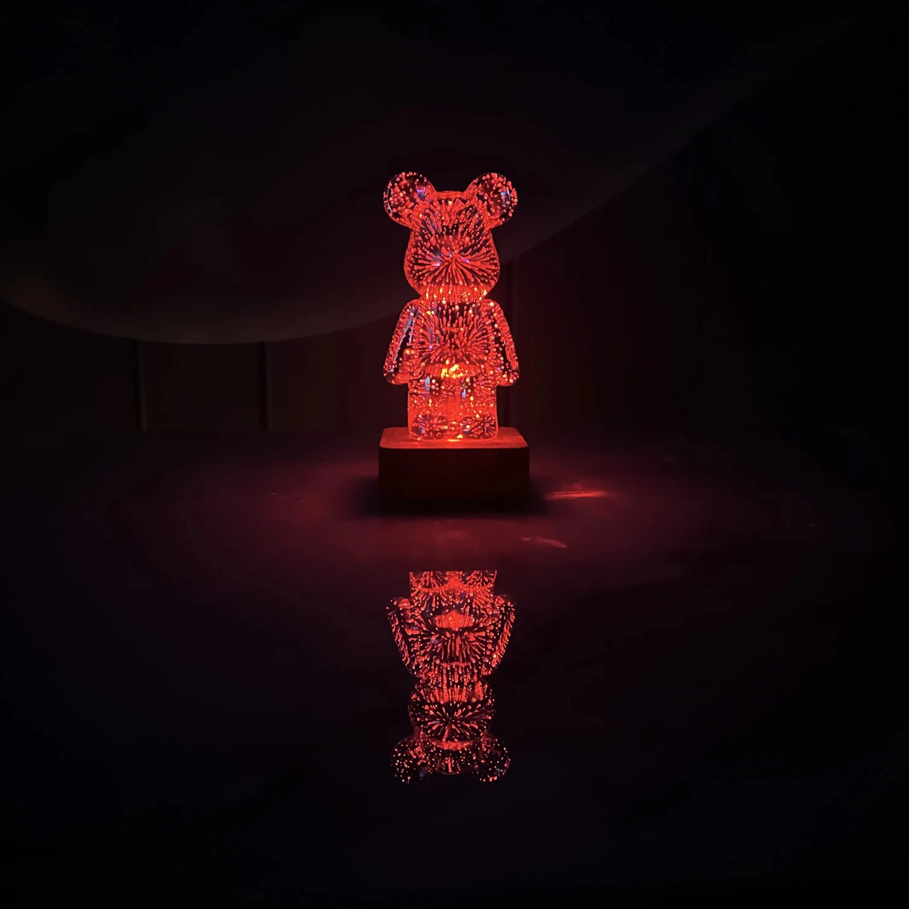 Galaxy Fireworks Standing Bear Night Light | NEW