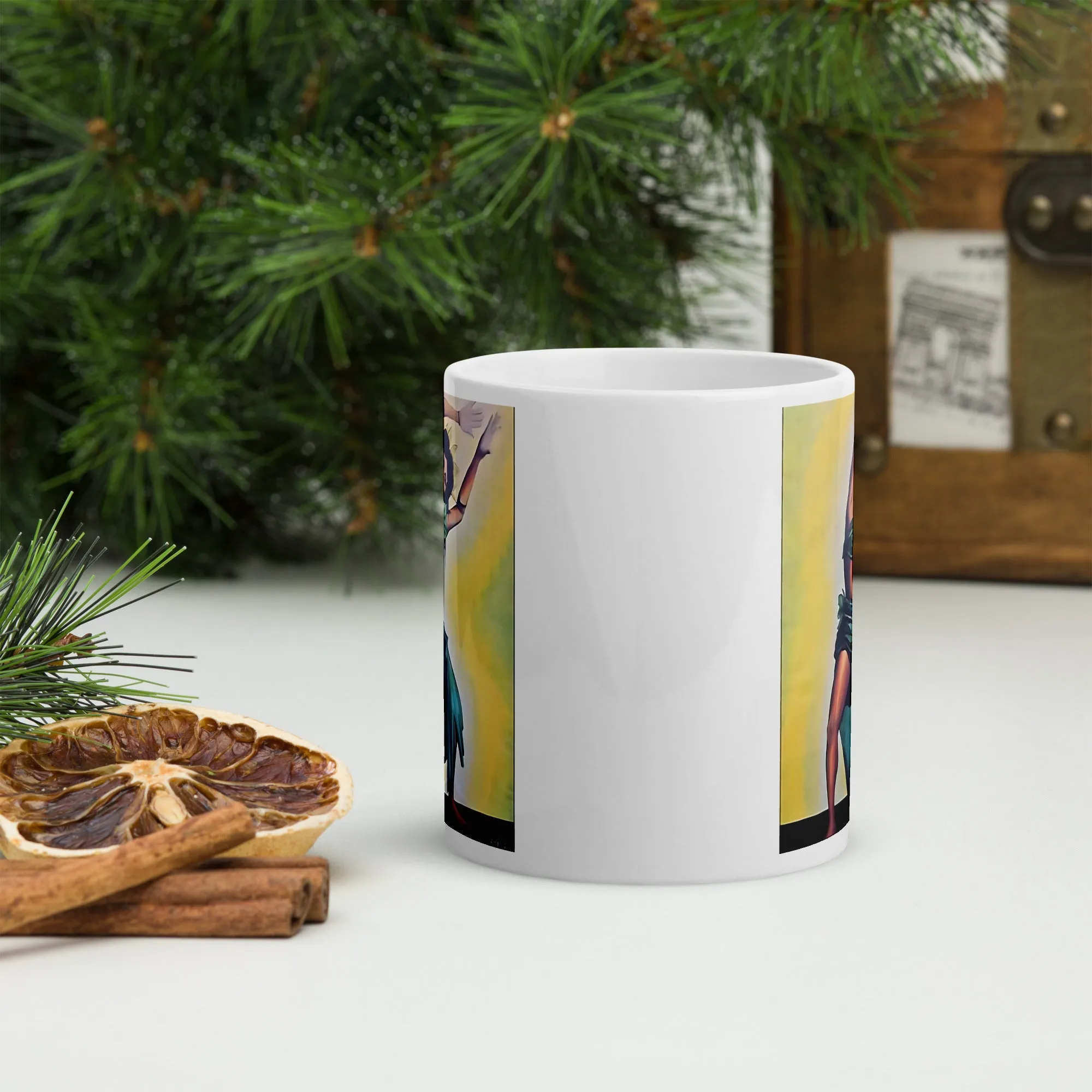 Grace Ceramic Mug / Coffee or Tea Cup / Katherine Dunham / Black Art / African American Art / Positive Black Images