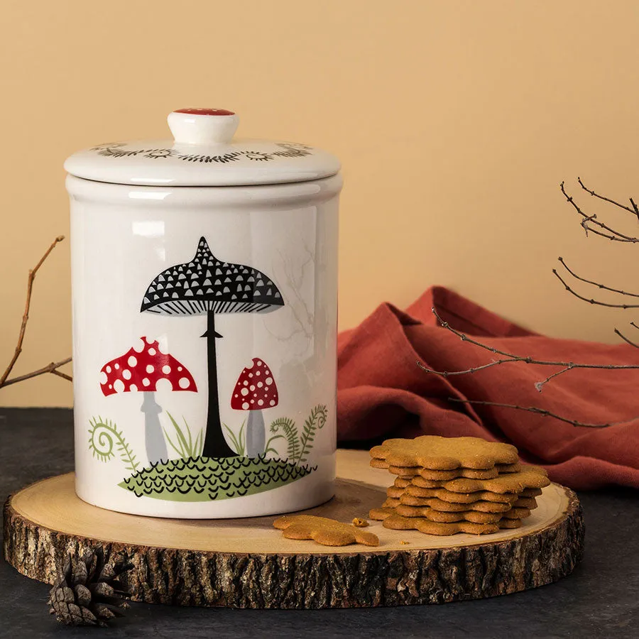 Handmade Ceramic Toadstool Storage Jar