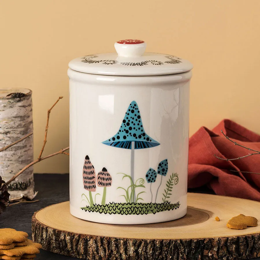 Handmade Ceramic Toadstool Storage Jar