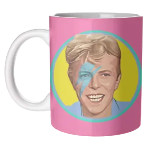 Happy David Bowie Art Wow Mug