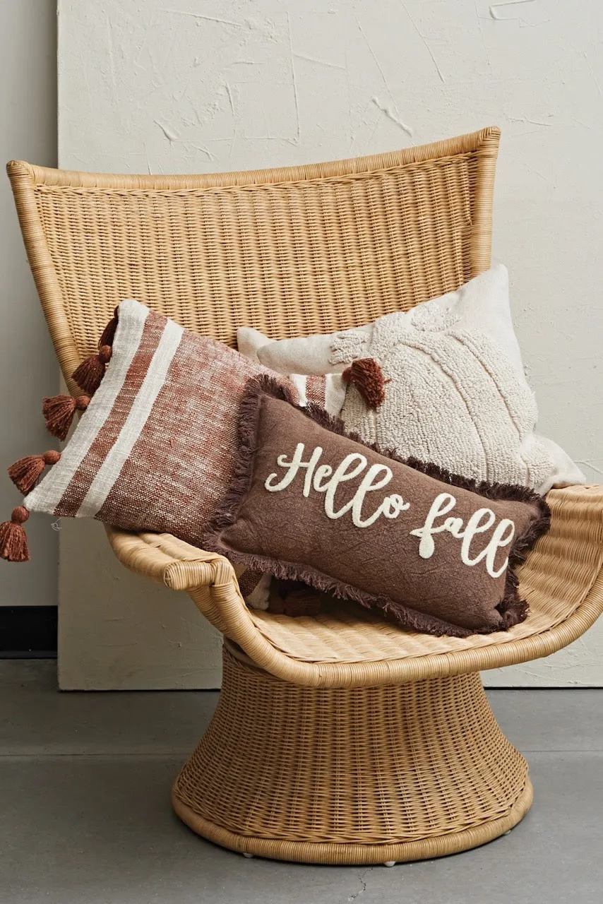 Harvest Wishes Tassel Pillow