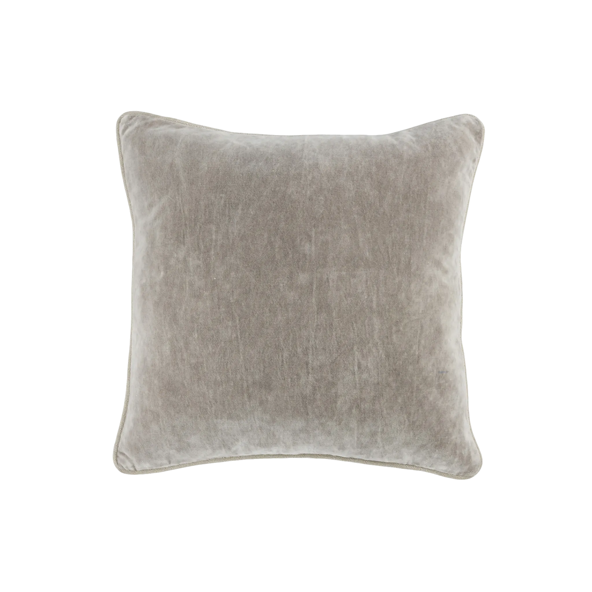 Heirloom Velvet Pillow in Silver