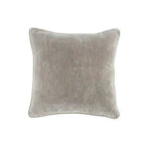 Heirloom Velvet Pillow in Silver