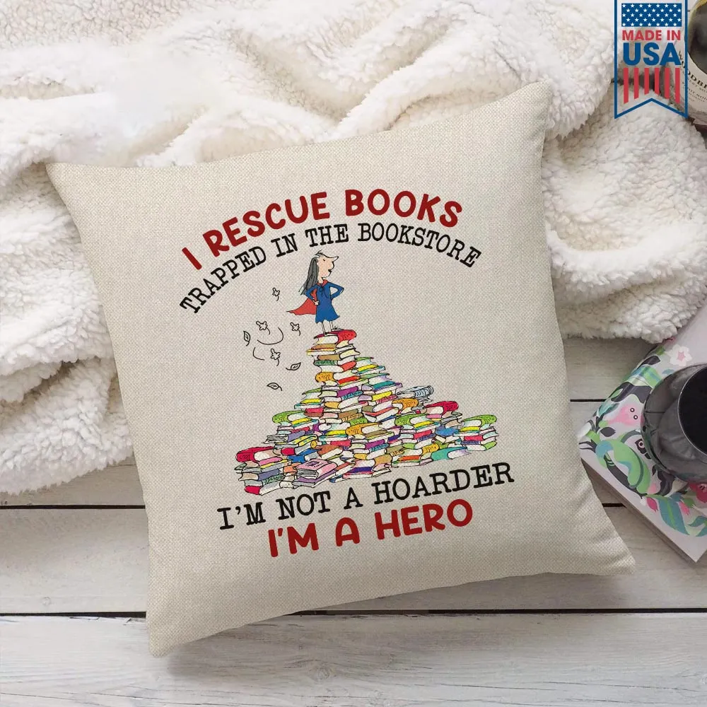 I Rescue Books Trapped In The Bookstore I'm Not A Hoarder I'm A Hero Book Lovers Gift PIL385