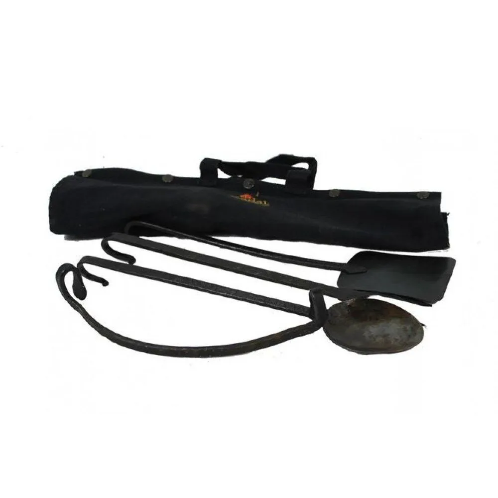 Kadai Set of 3 Hand Forged Utensils