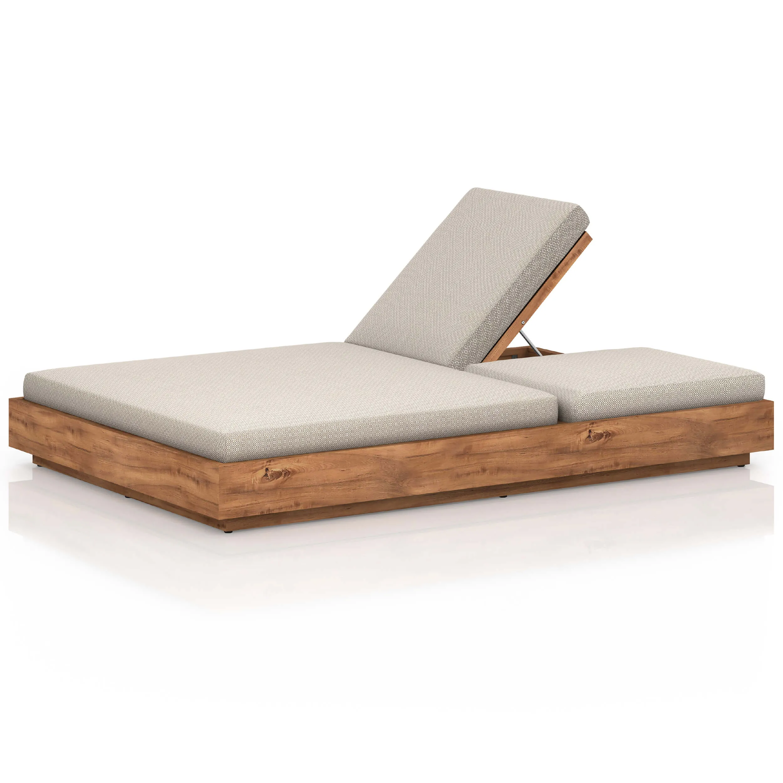 Kinta Outdoor Double Chaise, Faye Sand