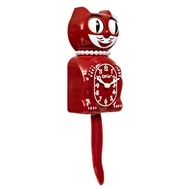 Kit-Cat Klock Space Cherry Lady (15.5″ high)