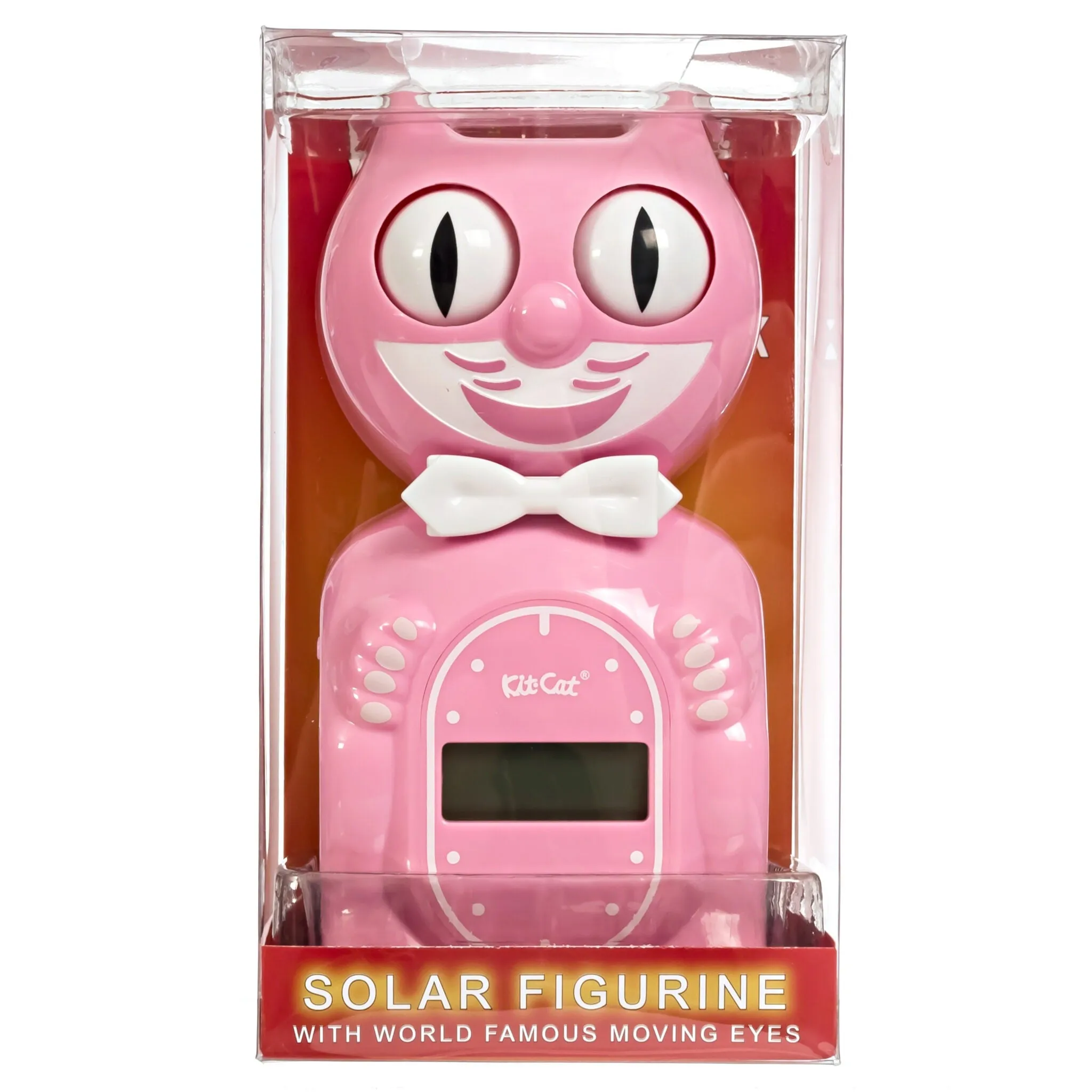 Kit-Cat Solar Digital Alarm Klock – Pink Satin