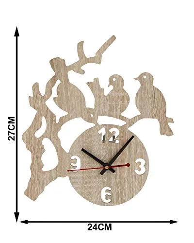 kriyanta Lightweight Metal Wall Clock, Silent Battery-Operated Large Decor Wall Clock for Home Decor, Office (Pack of 1) (Brown Persian Themed)