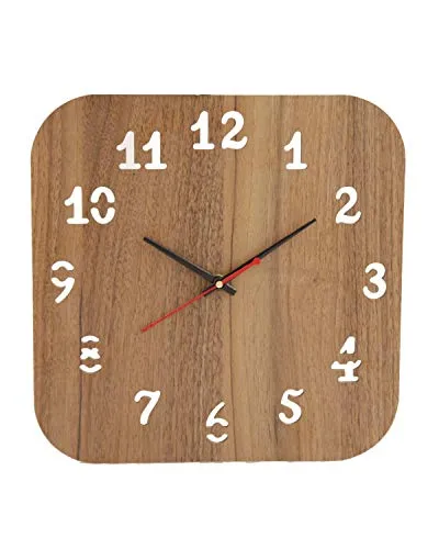 kriyanta Stylish Metal Analog Wall Clock for Living Room, Home and Hall Antique Fancy Big Size Modern Wall Watch for Home Decor(Pack of 1) (Beige)