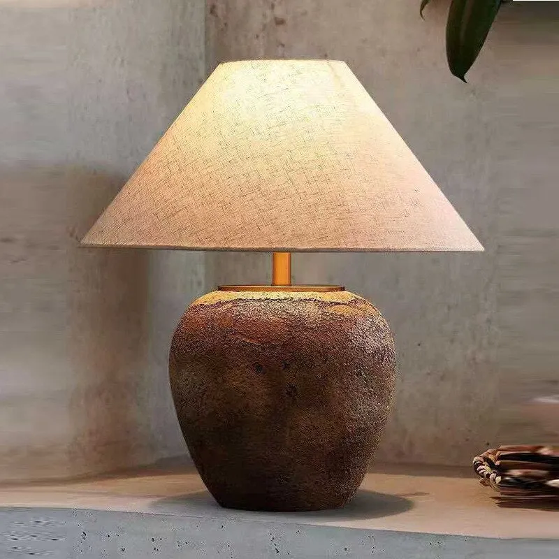 LED Creative Retro Ceramic Table Lamp