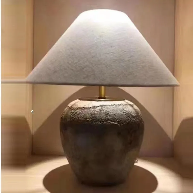 LED Creative Retro Ceramic Table Lamp