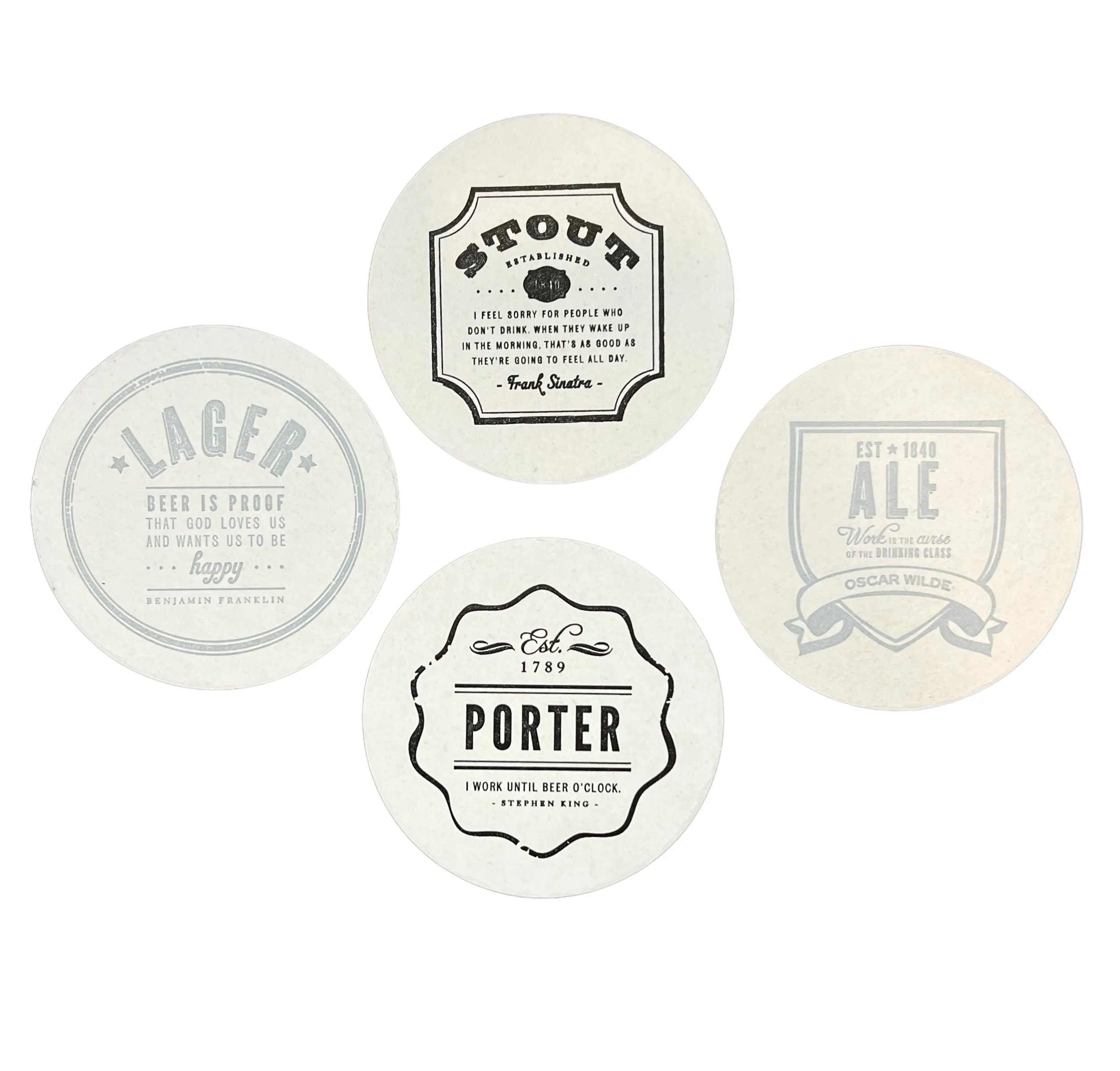 Letterpress Coasters