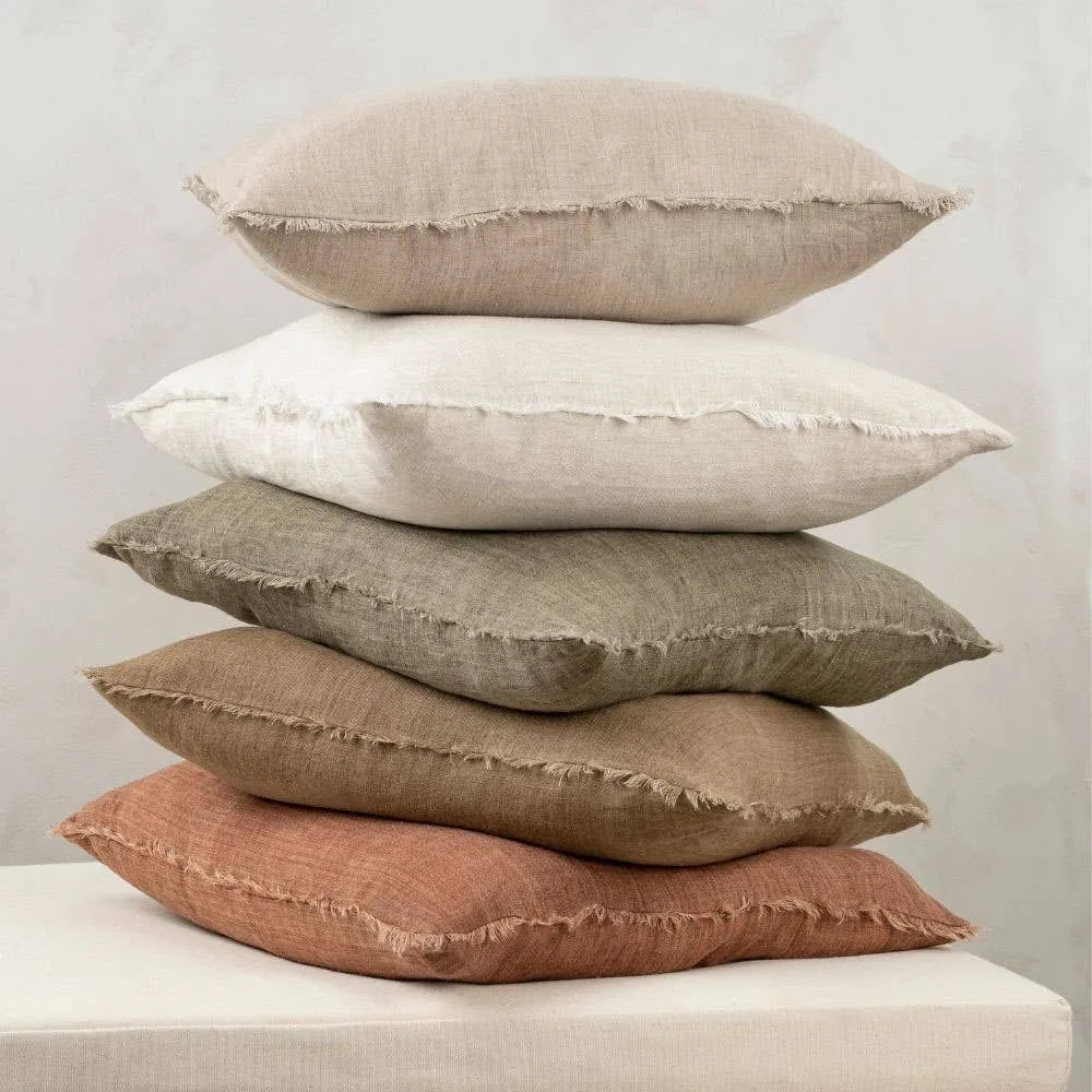 Lina Linen Pillow Hazelnut