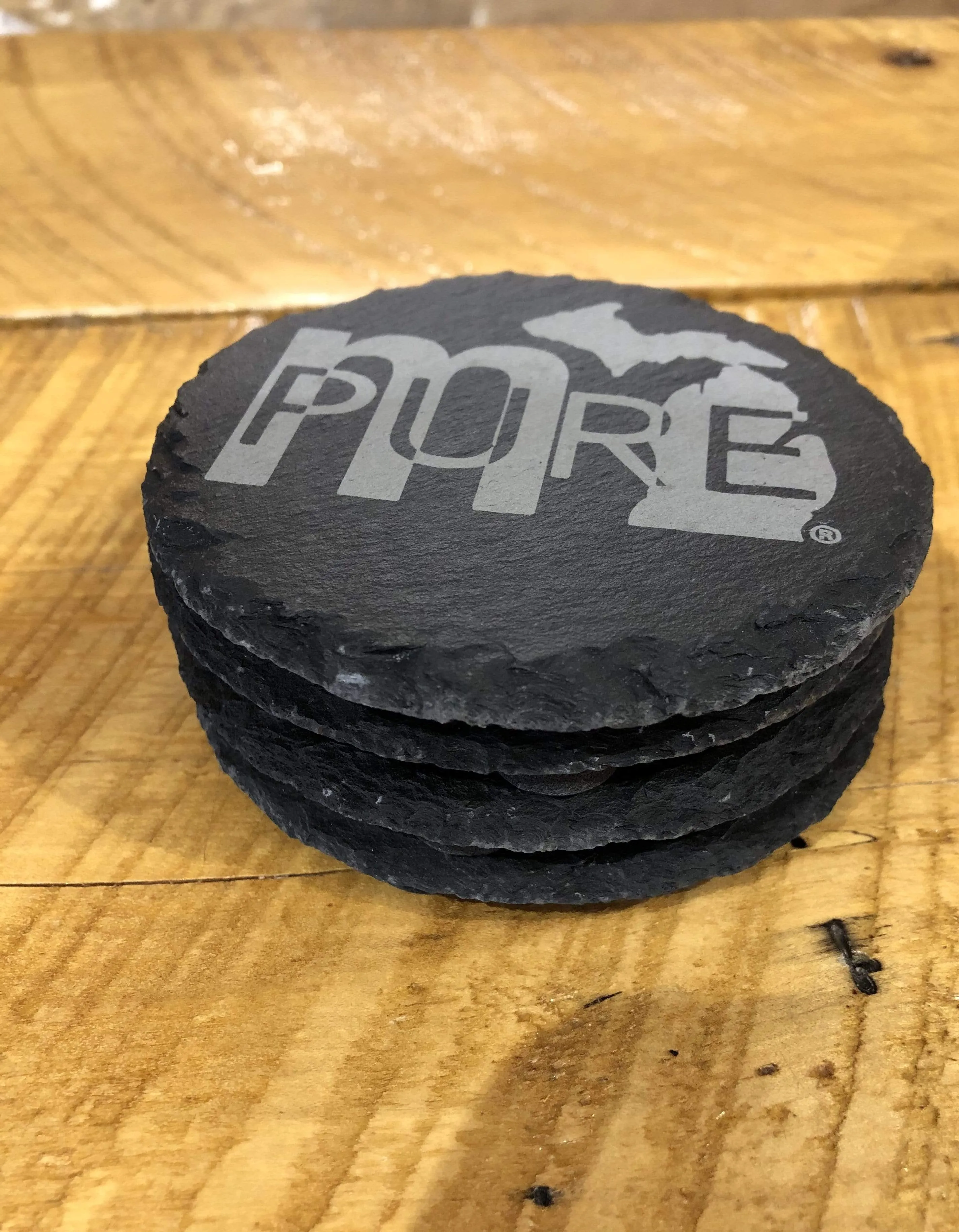 mi PURE Slate Coasters