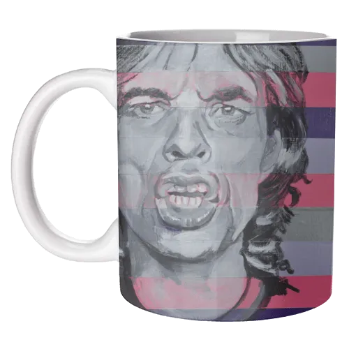 Mick Jagger Art Wow Icon Mug