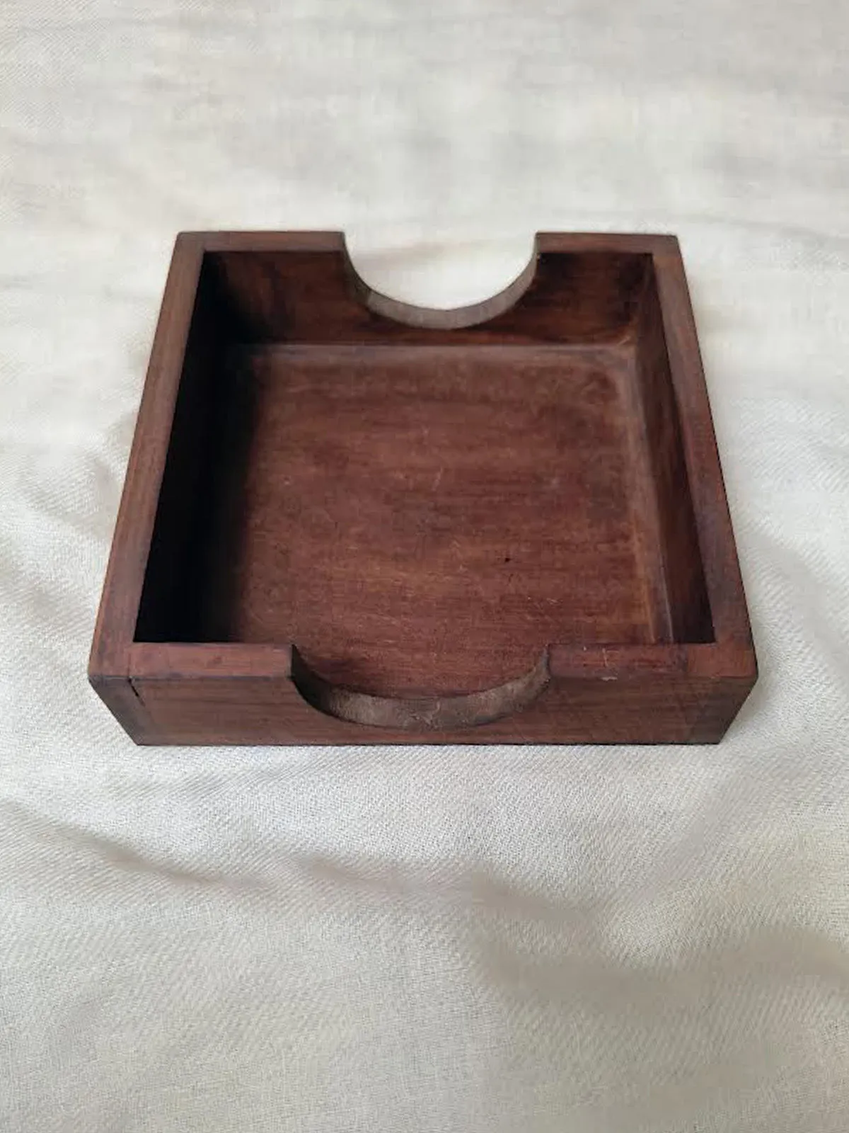 Monochrome Elegance Cotton Coaster