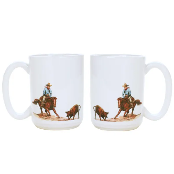 Mug - Cutting Horse | Rodeo 15 oz