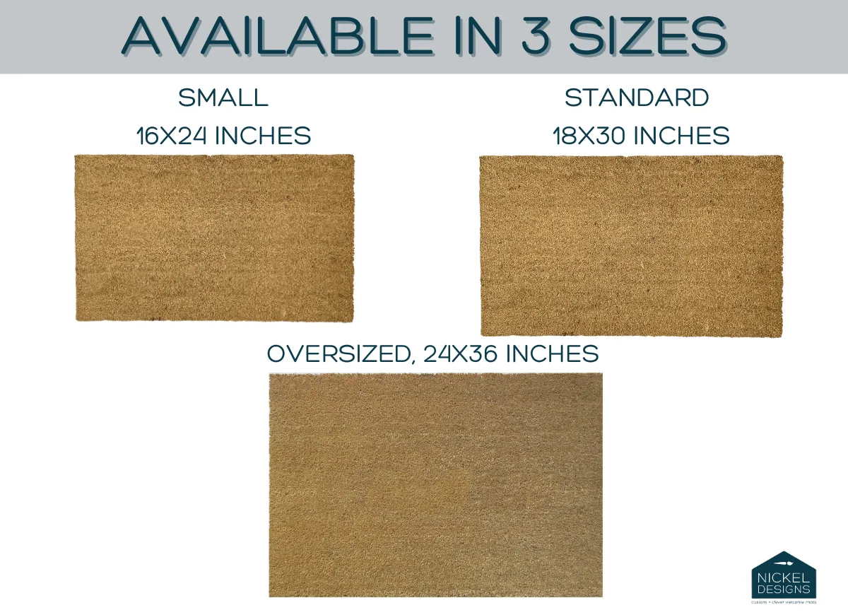 Mushrooms Outdoor Doormat