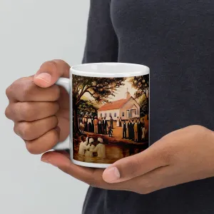 Old Fashioned Baptism Ceramic Mug / Coffee or Tea Cup / Black Art / African American Art / Religious Art / Black Church / Positive Black Images
