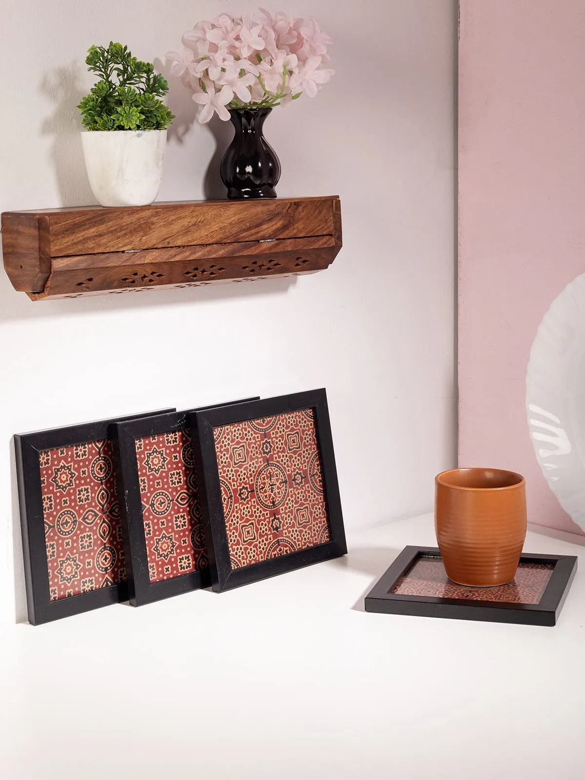 Patch Work Geometrical Coasters