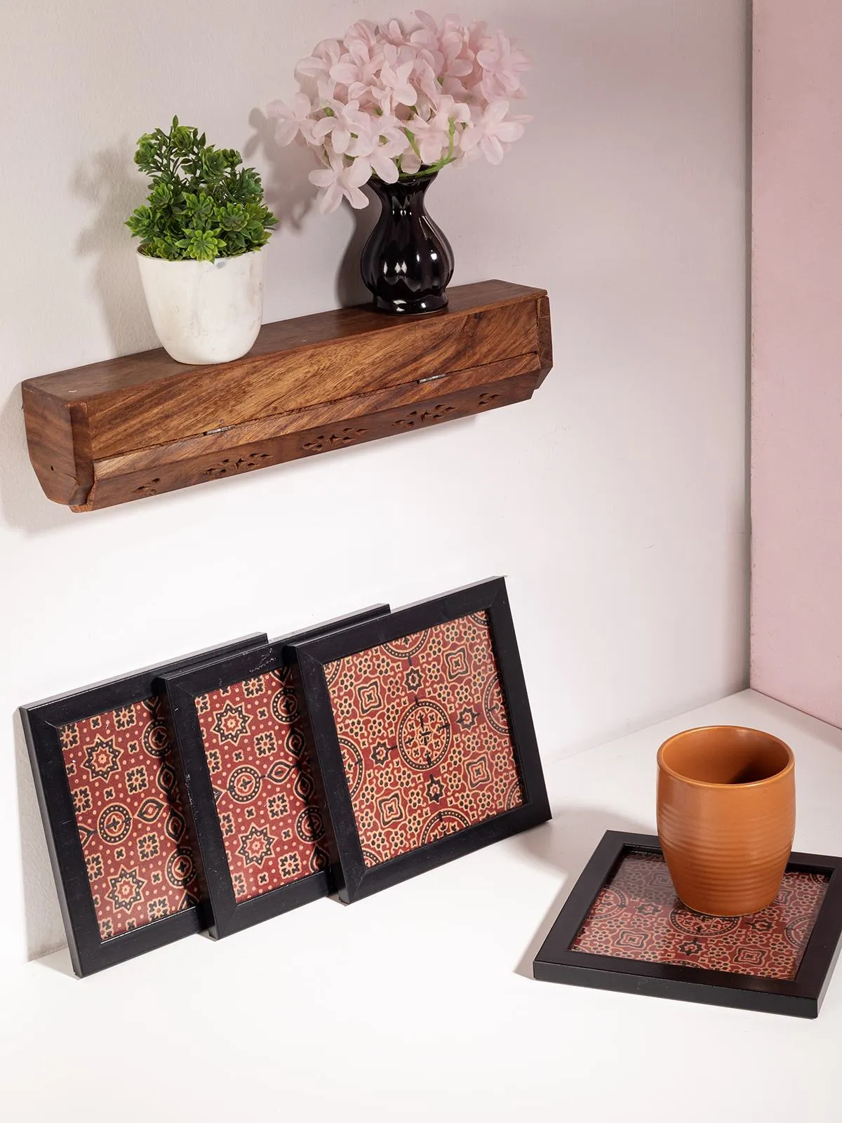 Patch Work Geometrical Coasters