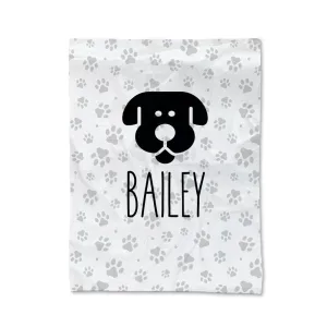 Paw Prints - Cat Blanket - Medium